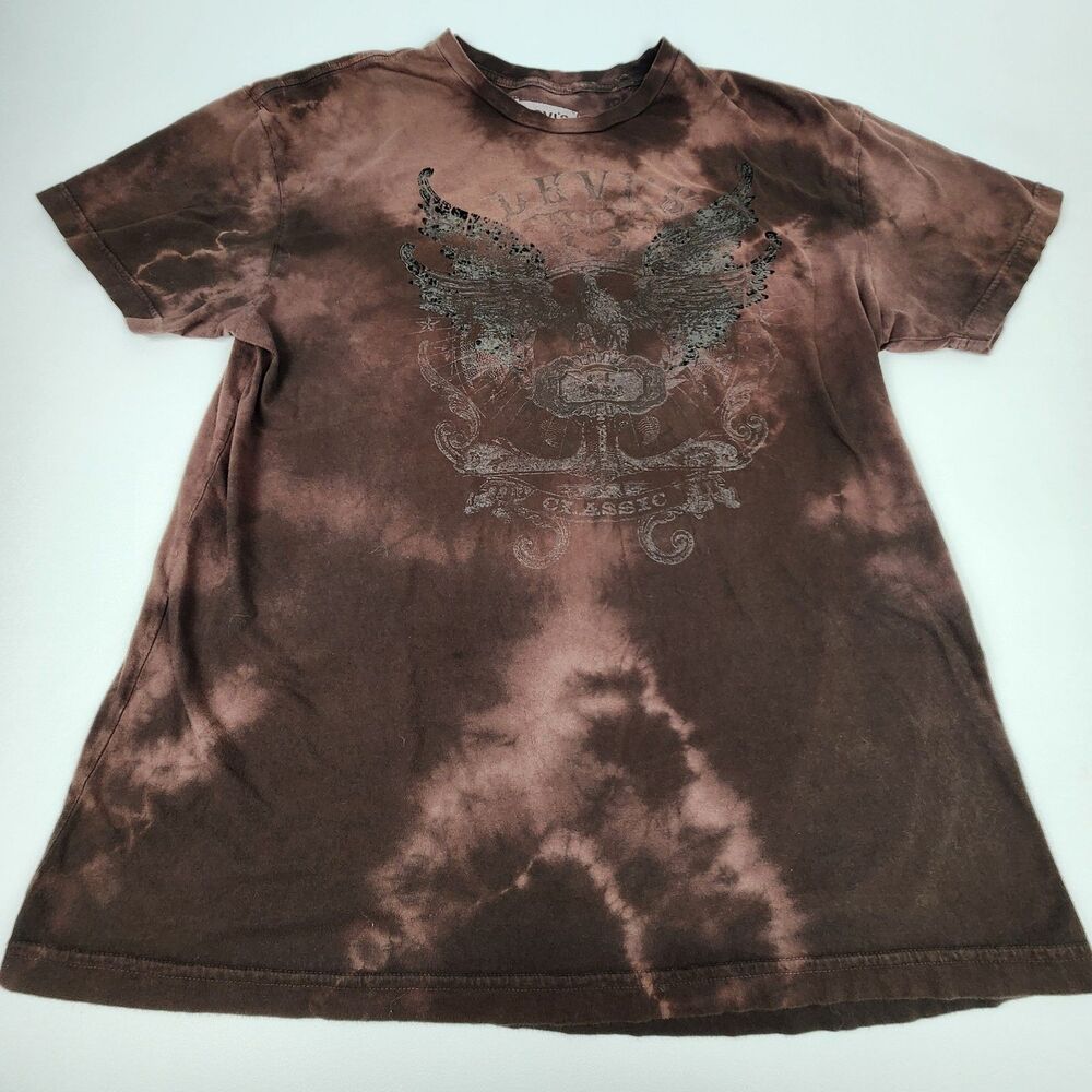 Levi's Men's Large Brown Eagle Graphic T-Shirt 100% Cotton Short Sleeve Tee